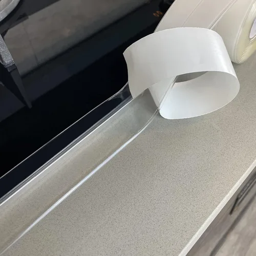 Vista 3 de Cinta de Calafateo Autoadhesiva, Cinta de Calafateo para Baño Tira Selladora Tira de Calafateo, Cinta de Sellado Impermeable de Calafateo para Baño