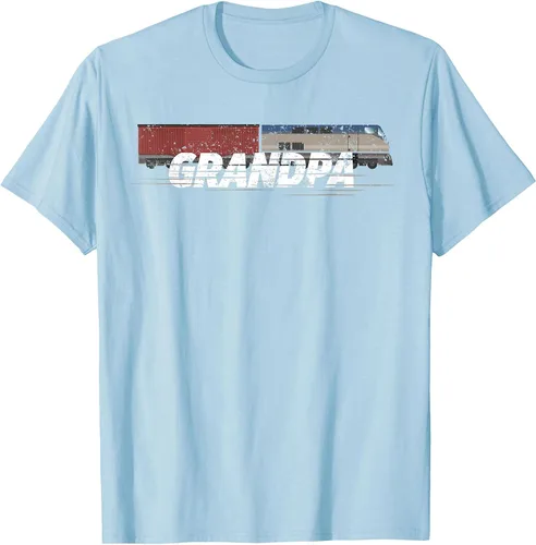 Vista 71 de RC Model Train Shirt Grandpa Train Boxcar HO Scale T-Shirt Negro