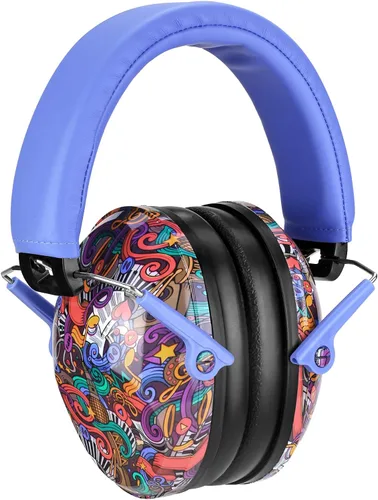 Vista 18 de PROHEAR 032 2.0 - Auriculares con cancelación de ruido para niños - Reducción de ruido de 25dB - Orejeras ajustables de protección sensorial