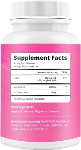 Vista 3 de BeLive Inositol+biotina favorita para mujeres para una piel y uñas más saludables y salud hormonal