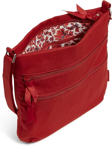 Vista 3 de Vera Bradley Triple Zip Hipster Crossbody Purse, Cotton