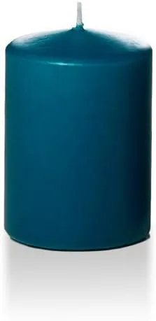 Vista 85 de yummi Caja de 12 velas redondas blancas de 3" x 4