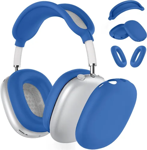 Vista 27 de Funda rígida para AirPods Max con modo de sueño, funda de transporte para auriculares con almohadillas de silicona para AirPods