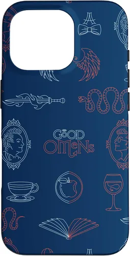Vista 20 de iPhone 16 Good Omens - Funda Símbolos