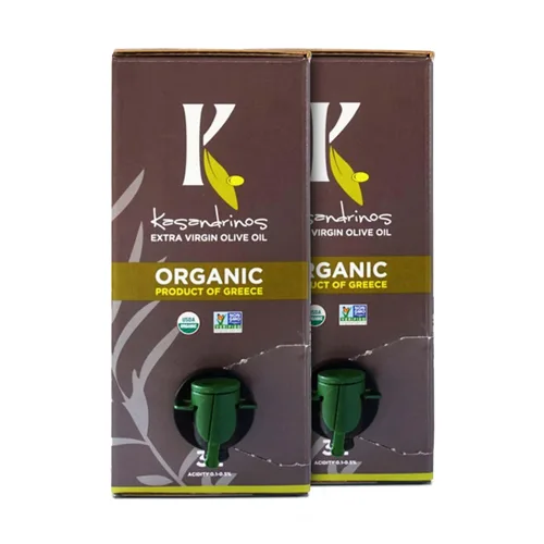Vista 22 de Aceite de Oliva griego orgánico extra virgen Kasandrinos (botella de 17 oz)
