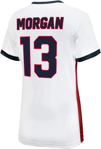 Vista 3 de Icon Sports U.S. Women Soccer Game Day Tee - Camiseta Unisex para Adulto de Manga Corta de Poliéster con Licencia Oficial