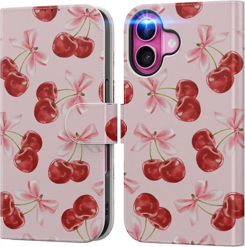 Vista 55 de DEENAKIN Funda tipo cartera para iPhone 15 con tarjetero + clip para efectivo, bloqueo RFID, protección contra caídas de grado militar y obras
