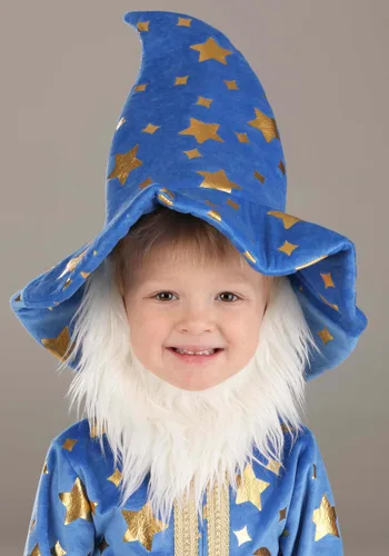 Vista 3 de Disfraz de Pequeño Mago para Niños Pequeños Multicolor