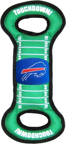 Vista 7 de Juguete para perros de campo de fútbol americano de la NFL con chirriador. - CARDENALES DE ARIZONA - Para tirar, lanzar y buscar. - Juguete