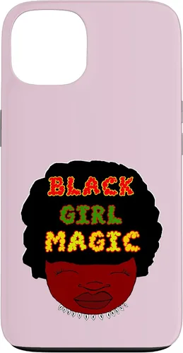 Vista 7 de Funda mágica para iPhone 12 mini niña negra