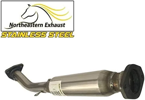 Vista 5 de Northeastern Exhaust Resonador de acero inoxidable, tubo intermedio, kit de sistema de silenciador compatible con Infiniti QX4 2002-2003 y Nissan