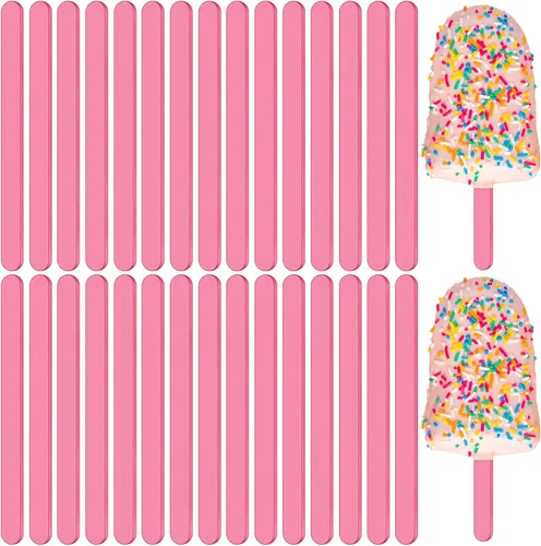 Vista 19 de 30 palitos acrílicos reutilizables para tartas, moldes para tartas, espejos, palitos de helado, molde para tartas para el hogar, pasteles, dulces