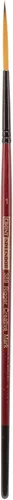 Vista 15 de Creative Mark Ebony Splendor - Brocha sintética de mango corto para pintura de marta sintética, Rigger # 0, pelo multifilamento, pinceles de pintura
