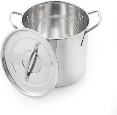 Vista 2 de Set de 5 ollas de acero Inoxidable Prep N Cook de Mcsunley 612., Plateado