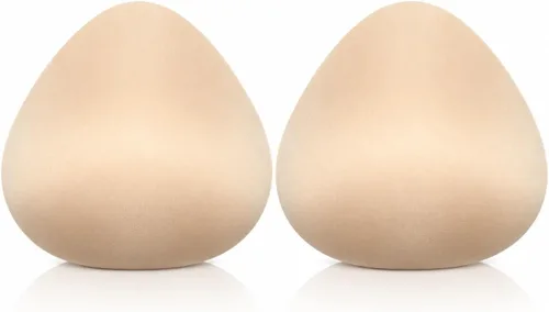 Vista 7 de 1 Pair Cotton Breast Forms Light Ventilation Sponge Boobs for Women Mastectomy Breast Cancer Support Holey Lágrima