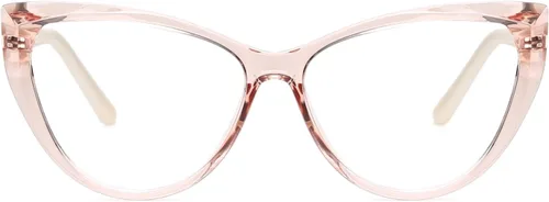 Vista 15 de Gafas de luz azul Cateye - Lentes falsos para mujer, antifatiga ocular, lentes transparentes