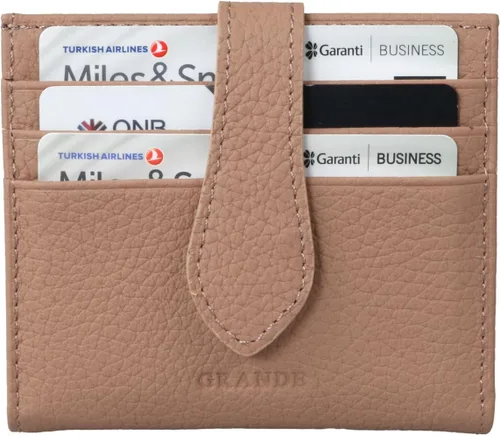 Vista 15 de Grande -3803 Cartera unisex, Azul (Iced Blue), Cartera delgada de cuero con cierre a presión pequeño