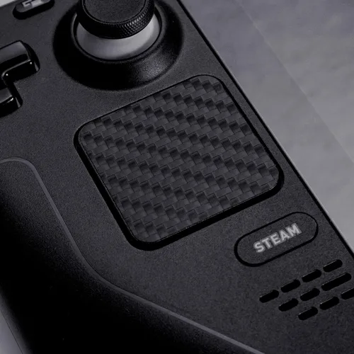 Vista 3 de TALONGAMES Protector táctil compatible con Steam Deck Touch Trackpad (protector de trackpads, carbón, negro)