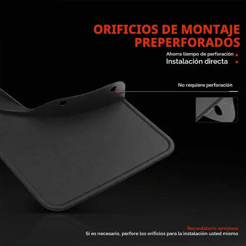 Vista 5 de A-Premium Aletas de barro compatibles con Suzuki Jimny 2019 2020