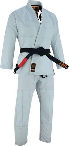 Vista 5 de Splatter Inner Sublimated Pro Brazilian Jiu Jitsu BJJ Kimono Gi Uniforme Unisex Cinturón blanco incluido