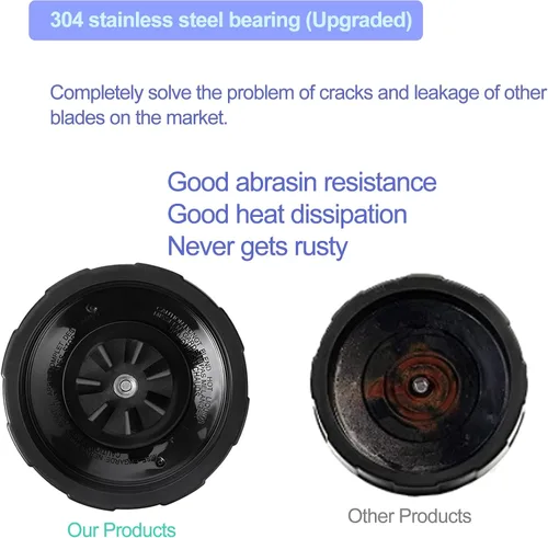 Vista 5 de 1 paquete de conjunto de cuchillas extractoras de 7 aletas para licuadora Ninja, cuchilla para licuadora Ninja, piezas de repuesto compatibles