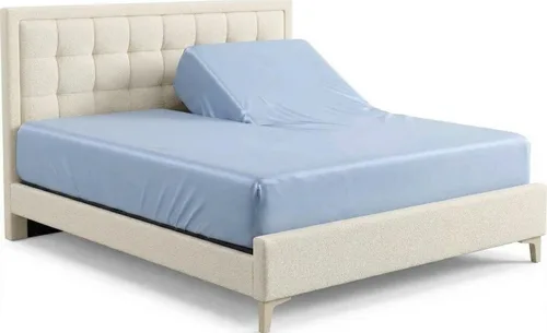Vista 16 de Royal Tradition Sábana bajera ajustable de viscosa de bambú, tamaño individual XL, bolsillo profundo, sábanas extremadamente suaves, beige sólido