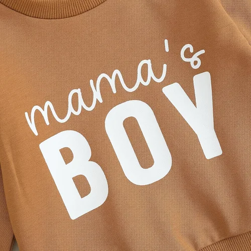 Vista 3 de Conjunto de sudadera de manga larga para bebé niño, ropa de otoño e invierno