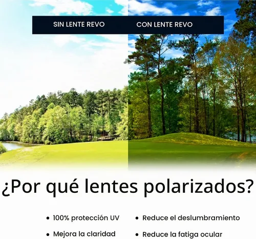 Vista 7 de Revo Gafas de sol Crawler: lente polarizada con marco de envoltura rectangular de rendimiento