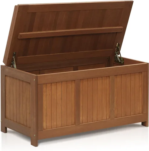 Vista 9 de Furinno FG19917 Tioman - Enfriador de madera para exteriores, natural