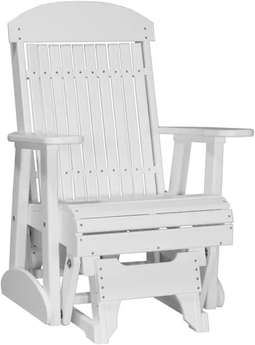 Vista 4 de Furniture Barn USA Poly Lumber - Planeador clásico de 2 pies, caoba antigua multicolor (Antique Mahogany)