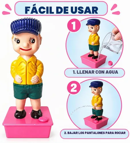 Vista 3 de SUNRISE Suministros de Cocina 7.5" Wee Pee The Wee Wee Squirting Boy