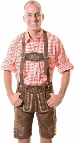 Vista 5 de Alemán Lederhosen Munich, traje alemán, ropa tradicional alemana