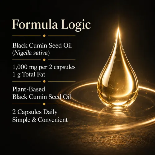 Vista 6 de Black Cumin Seed Oil 1,000 mg from Nigella Sativa, 60 Capsules, 30 Days