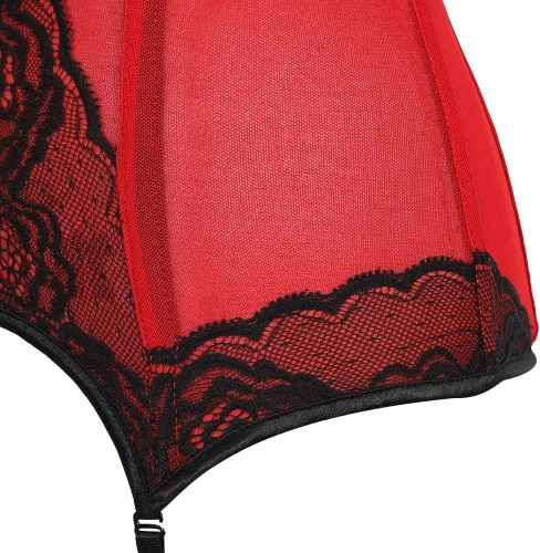 Vista 11 de Zhitunemi Corsés Lencería Para Mujer Bustier: Sexy Traje De Halloween Mujer Correa Bustier - Salir Tops Sesión De Fotos Corsé