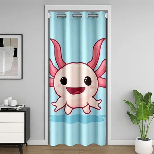 Vista 14 de Cortina de puerta de girasol para puerta, privacidad de abeja, cortina opaca para niños y niñas, cortina floral amarilla, linda cortina de puerta