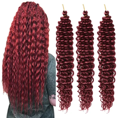 Vista 47 de 3 trenzas de ganchillo Passion Twist, cabello sintético preseparado para trenzar de 14 pulgadas, 3 paquetes de cabello trenzado pretrenzado