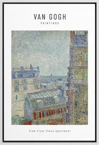 Vista 12 de SIGNWIN Lienzo enmarcado para pared, diseño de Vincent Van Gogh, un par de amantes, naturaleza, ilustraciones de área silvestre, bellas artes