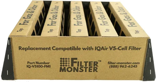 Vista 8 de Filter-Monster - Paquete de filtros de aire de repuesto, juego de 3 filtros, compatible con purificador de aire IQAir HealthPro Series