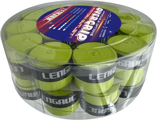 Vista 2 de Tacky Overgrips, para tenis, bádminton, pickleball/remo, paquete de 30/60 unidades, agarre antideslizante y absorbente, colorido, cinta de agarre