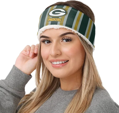 Vista 103 de FOCO Diadema de moda para mujer con logotipo de equipo de la NFL Gradiente impreso.