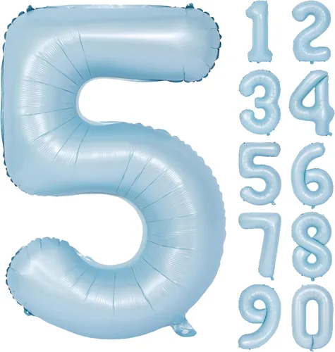 Vista 158 de Globos de 40 pulgadas con números de caramelo, papel de aluminio de helio, globos de látex de Mylar para fiesta de cumpleaños, decoración digital 0