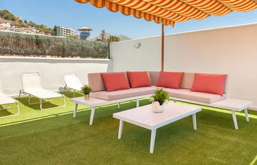 Vista 8 de Cojín de banco para exteriores e interiores, resistente al agua, para muebles de patio al aire libre, cojín para asiento de columpio, 2 pulgadas