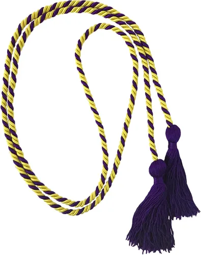 Vista 9 de Cordón de honor de graduación para graduaciones universitarias, escuela secundaria y más duradero y brillante (oro antiguo) - Paquete de 10