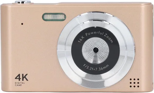 Vista 10 de Cámara digital, cámara de enfoque automático HD 4K para vlogging, cámara digital con zoom digital de 48 MP y 16X, cámara portátil compacta