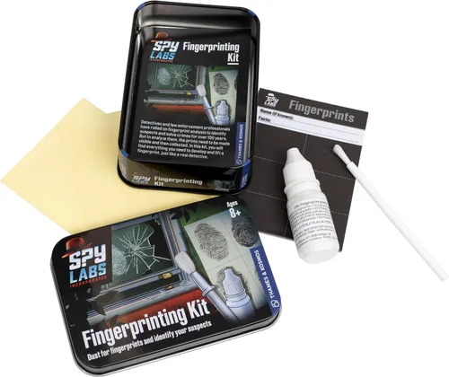Vista 5 de Spy Labs Inc: Kit de huellas dactilares de Thames & Kosmos Identificar, recopilar, analizar evidencia de huellas dactilares Herramientas