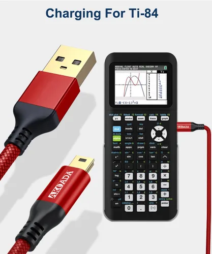 Vista 6 de AkoaDa Paquete de 2 cables mini USB de 10 pies, USB 2.0 tipo A a Mini B, cable de carga trenzado compatible con GoPro Hero 3+, controlador de PS3 2