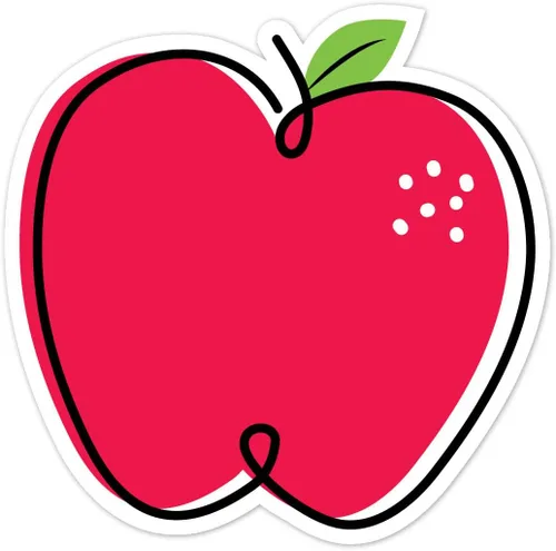 Vista 41 de Creative Teaching Press - Tarjetas de manzana, recortes de diseño de 15,24 cm, tiempo de manzana (#11054 Creative Teaching Press)