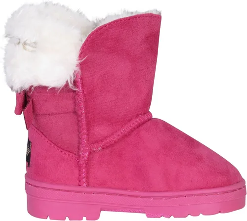 Vista 4 de bebe Botas de invierno para niñas - Botas de piel sintética (bebéniño pequeñoniño grande)
