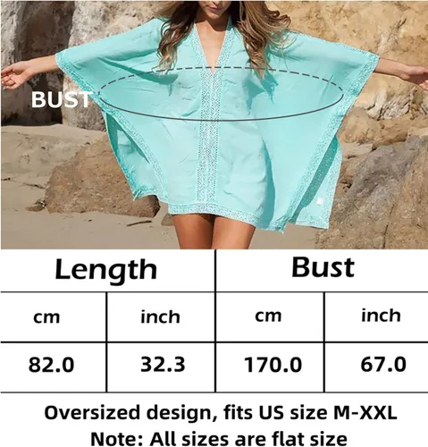 Vista 4 de Loritta Traje de baño de playa para mujer, traje de baño de gran