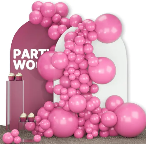 Vista 56 de PartyWoo - Globos nude de 140 piezas en diferentes tamaños de 18, 12, 10, 5 pulgadas, kit de arco de globos de color neutro y melocotón estilo boho
